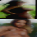 Looking threesome
