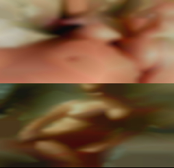 sex partners in naked woman working out